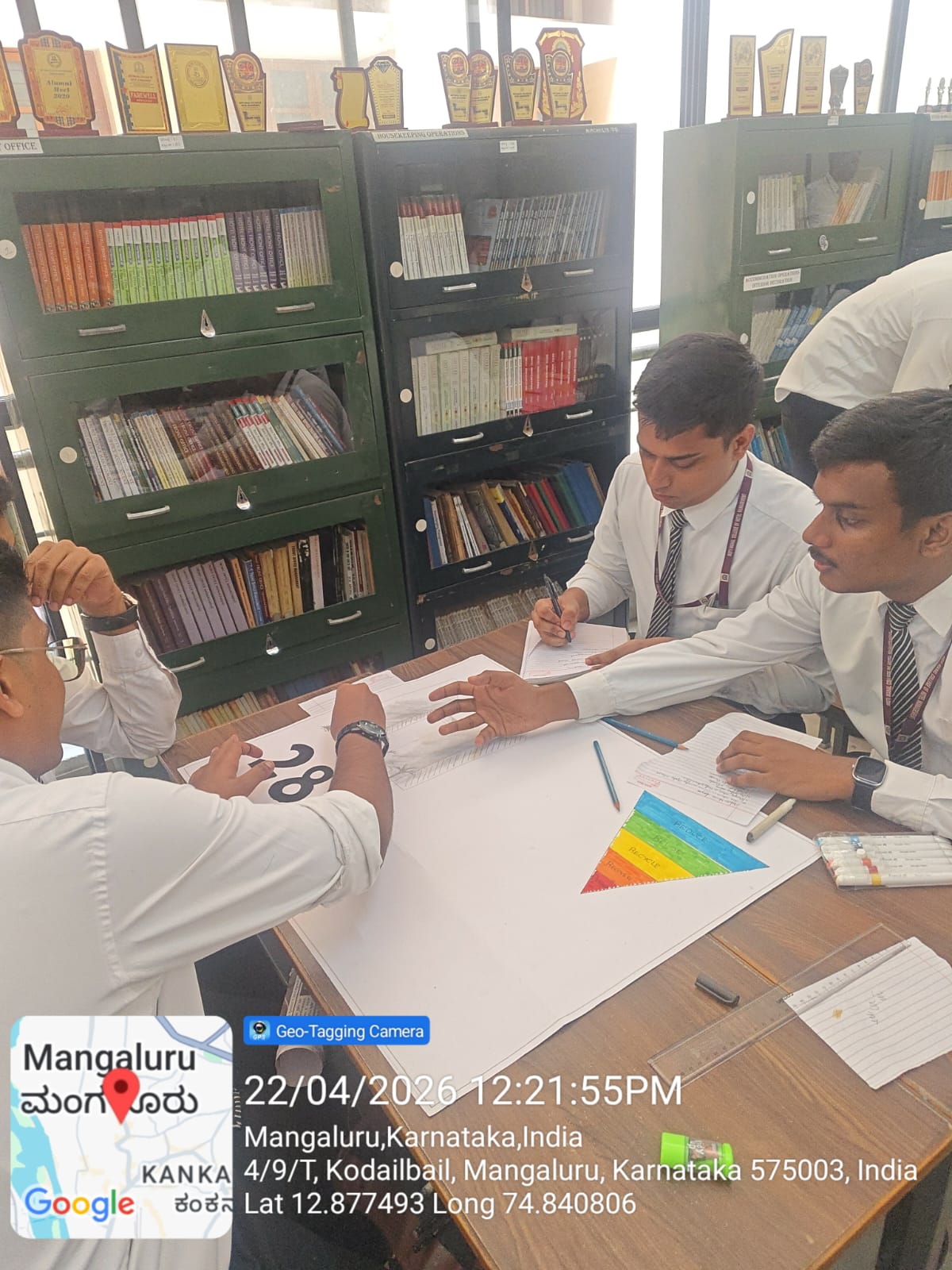 NSS conducted Plant in Pot and Poster Making on the theme — The EARTH DAY